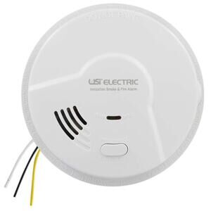 5304 Hardwired Ionization Smoke and Fire Alarm with Battery Backup 2-Pack